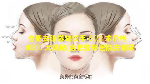 合肥去眼袋皱纹手 🦄 术价格 🐛 大揭秘(合肥整形医院去眼袋手术多少钱)